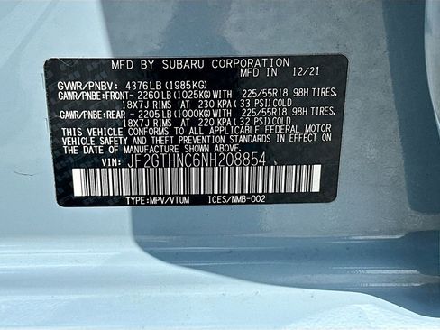 Used 2022 Subaru Crosstrek 2.5i Limited w/ Moonroof Package 2 AWD/4WD image 30