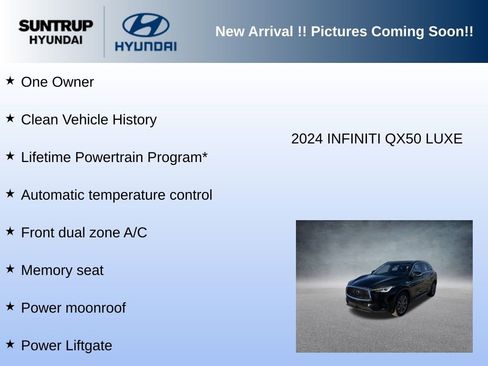 Used 2024 INFINITI QX50 Luxe image 5
