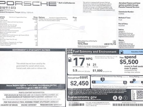 Used 2018 Porsche 911 GT3 image 54