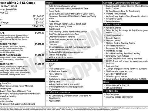 Used 2010 Nissan Altima 2.5 SL w/ SL Pkg image 10