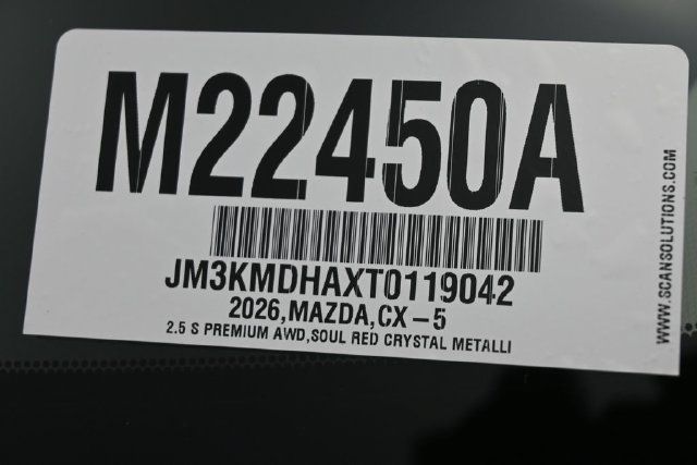 Certified 2026 MAZDA CX-5 2.5 S w/ Premium Package AWD/4WD image 28