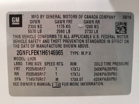 Used 2017 Chevrolet Equinox LT AWD/4WD image 33