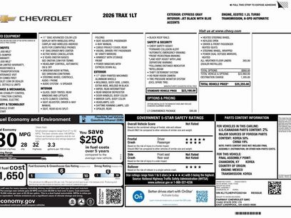New 2026 Chevrolet Trax LT w/ LT Convenience Package