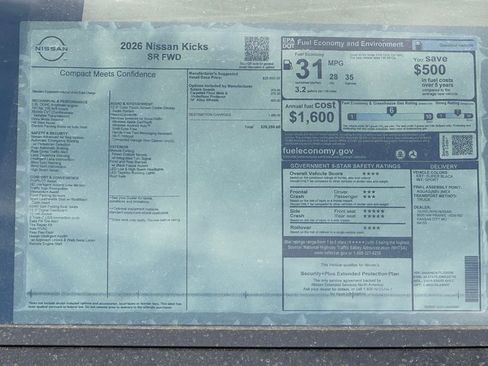New 2026 Nissan Kicks SR FWD image 21