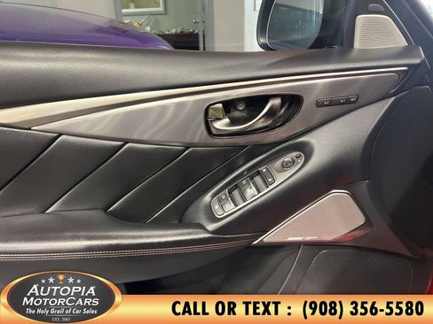 Used 2019 INFINITI Q50 Red Sport 400 w/ Sensory Package AWD/4WD image 19