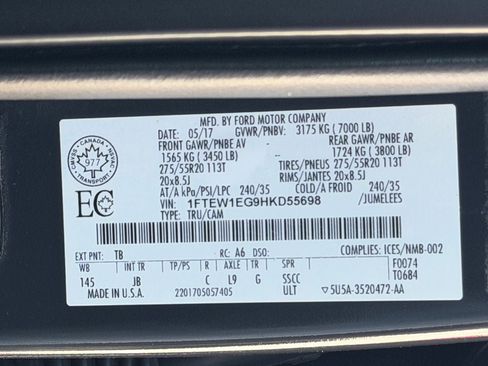 Used 2017 Ford F150 XLT w/ Equipment Group 302A Luxury AWD/4WD image 36