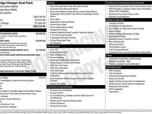 Used 2022 Dodge Charger Scat Pack w/ Dynamics Package image 39