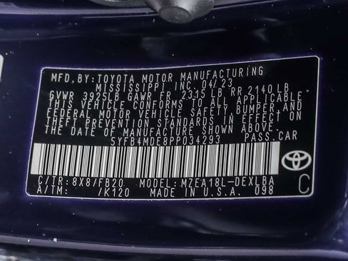 Certified 2023 Toyota Corolla LE image 29