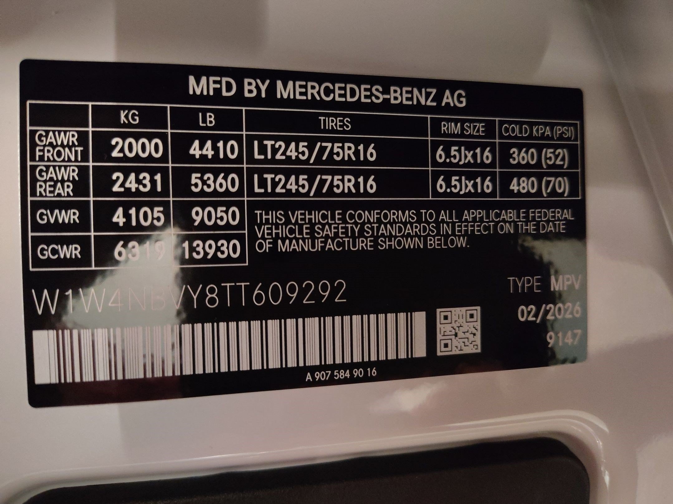 Used 2026 Mercedes-Benz Sprinter 2500 image 15