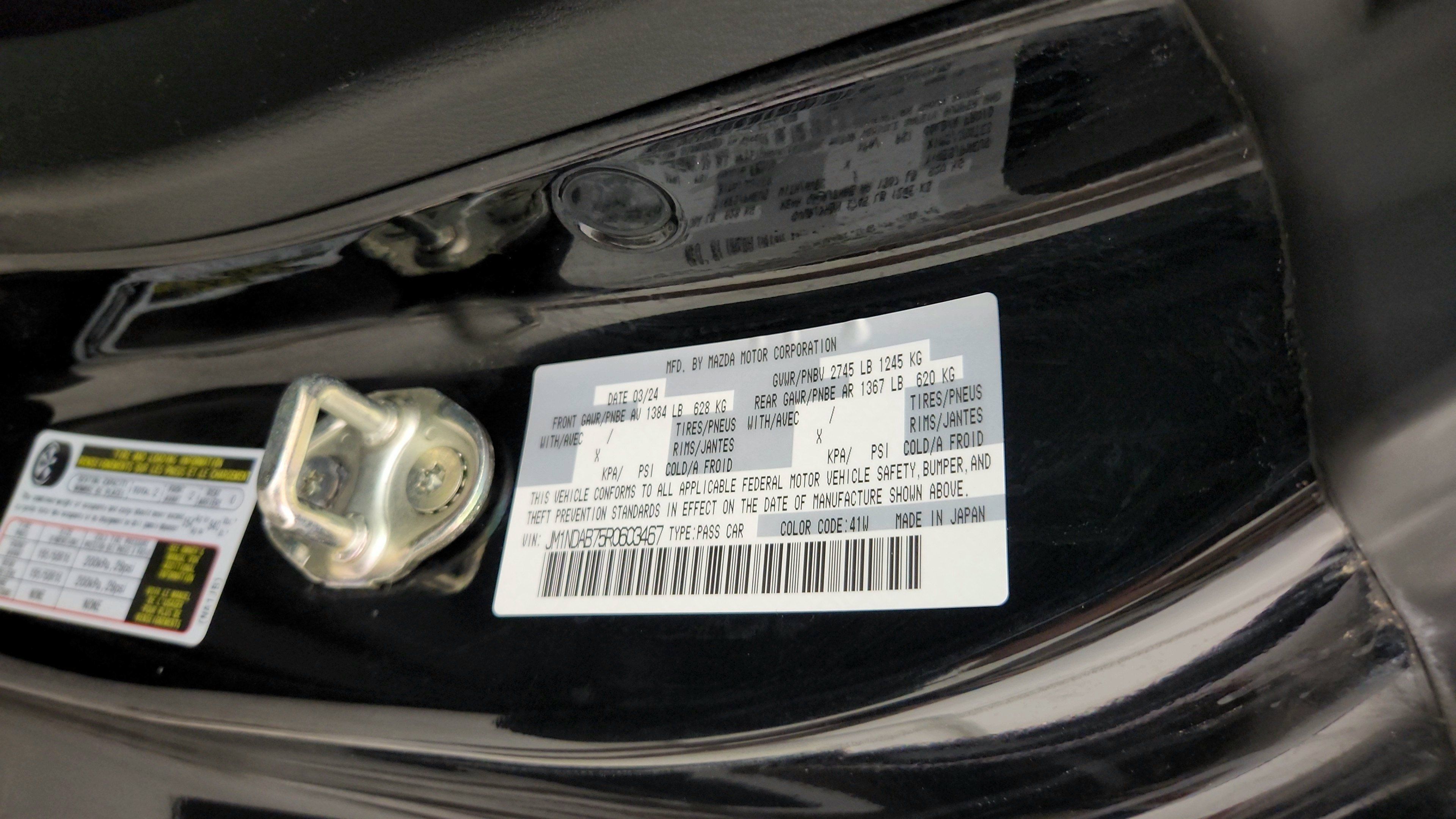 Used 2024 MAZDA MX-5 Miata Sport RWD image 13