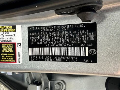 Used 2021 Toyota Camry XSE image 20