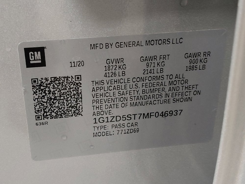 Used 2021 Chevrolet Malibu LT FWD image 33