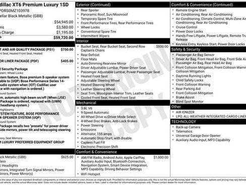 Used 2021 Cadillac XT6 Premium Luxury AWD/4WD image 52