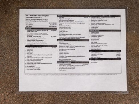 Used 2017 Audi R8 V10 plus image 12