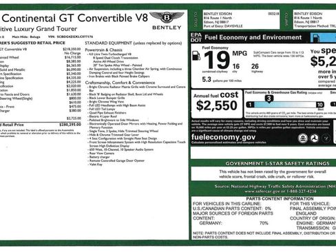 Certified 2020 Bentley Continental GT AWD/4WD image 34