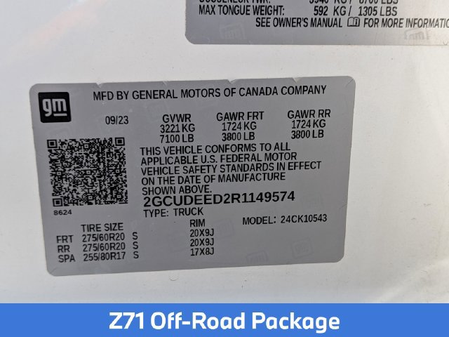 Used 2024 Chevrolet Silverado 1500 RST w/ Z71 Off-Road Package AWD/4WD image 29