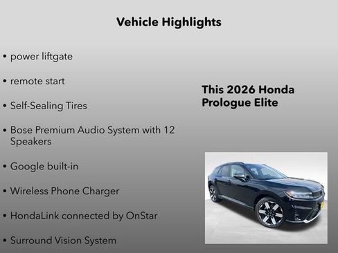 New 2026 Honda Prologue Elite image 20