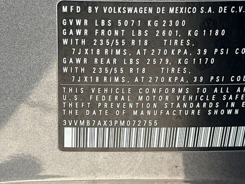 Used 2023 Volkswagen Tiguan SE w/ Panoramic Sunroof Package AWD/4WD image 37