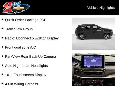 Used 2022 Jeep Compass Trailhawk AWD/4WD image 2