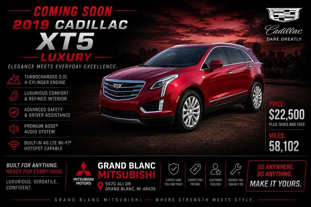Used 2019 Cadillac XT5 Luxury AWD/4WD image 1