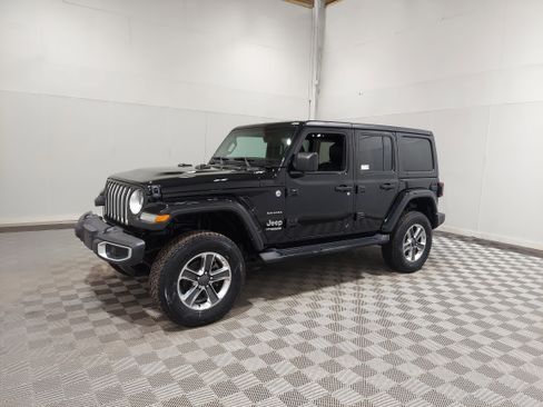 Used 2021 Jeep Wrangler Unlimited Sahara w/ Uconnect 4C Nav & Sound Group image 1