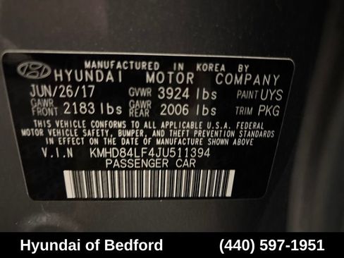 Used 2018 Hyundai Elantra Value Edition FWD image 11