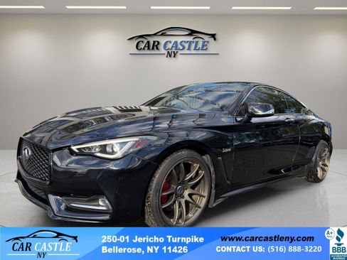 Used 2018 INFINITI Q60 Red Sport 400 w/ Sensory Package 3.0T Sport image 1