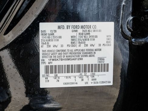 Used 2021 Ford Explorer 2WD image 56