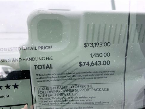 New 2026 Lexus TX 500h AWD image 21