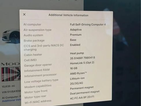Used 2026 Tesla Model S Plaid AWD/4WD image 19