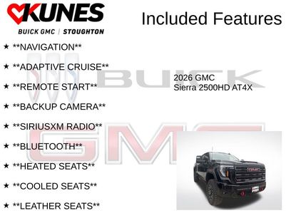New 2026 GMC Sierra 2500 AT4X