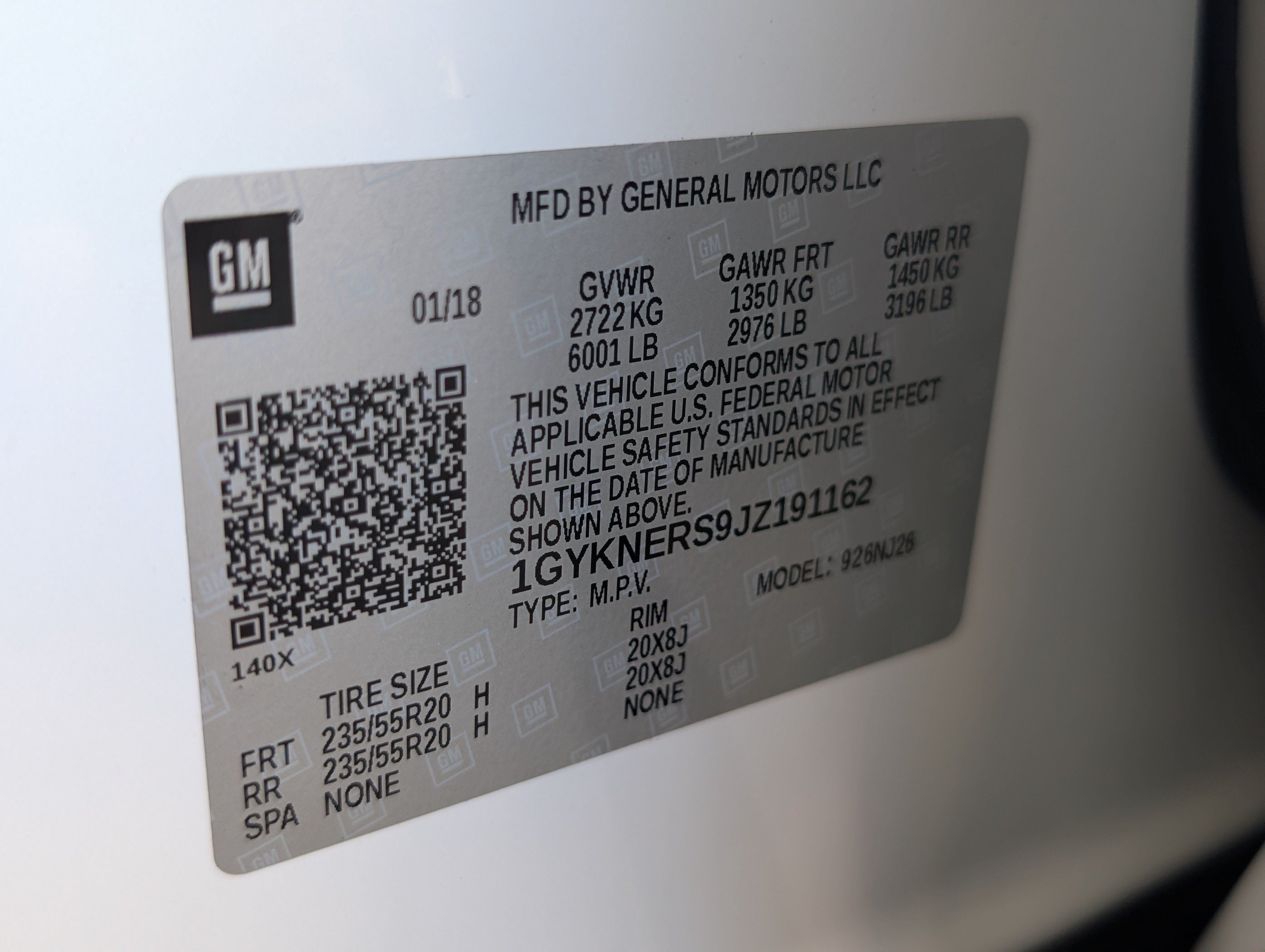 Used 2018 Cadillac XT5 Premium Luxury w/ LPO, Wheel Lock Package FWD image 39