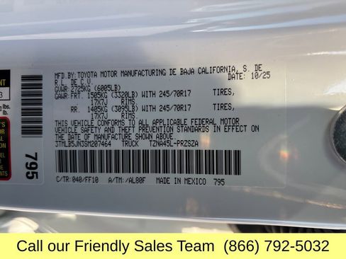 New 2025 Toyota Tacoma SR5 image 26