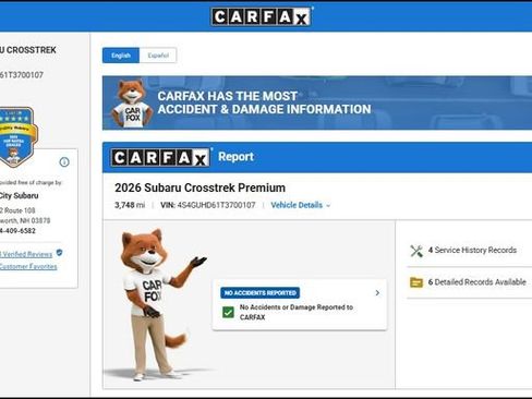 Certified 2026 Subaru Crosstrek 2.5i Premium AWD/4WD image 14