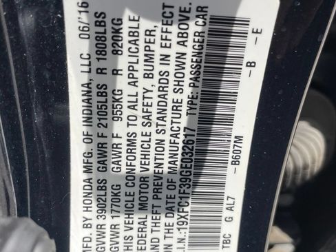 Used 2016 Honda Civic EX-T image 28