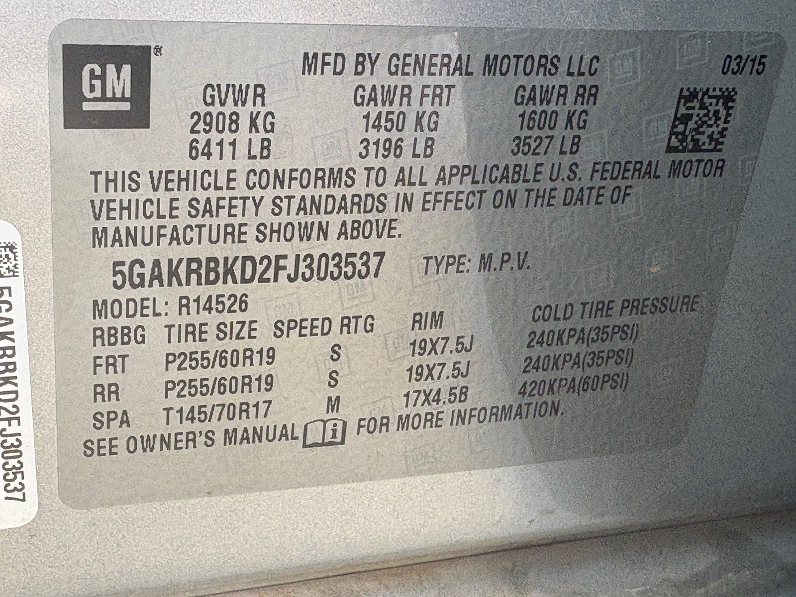 Used 2015 Buick Enclave Leather FWD image 8