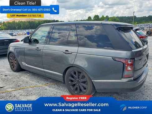 Used 2016 Land Rover Range Rover HSE AWD/4WD image 3