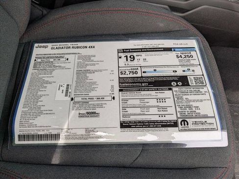 New 2025 Jeep Gladiator Rubicon w/ Safety Group image 17