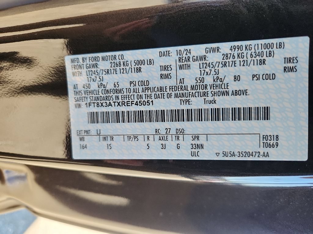 Used 2024 Ford F350 XL w/ 360-Degree Camera Package RWD image 10