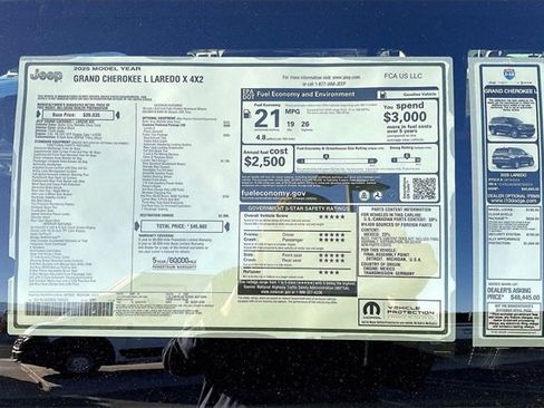 New 2025 Jeep Grand Cherokee L Laredo w/ Luxury Tech Group I image 16