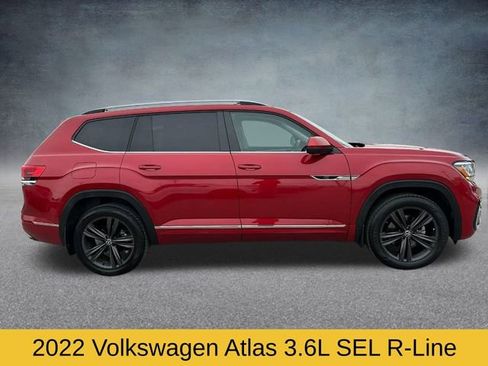 Used 2022 Volkswagen Atlas SEL R-Line image 2