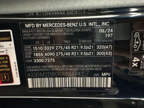 Certified 2024 Mercedes-Benz EQS 450+ SUV image 25