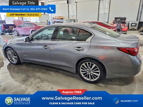 Used 2022 INFINITI Q50 Luxe w/ Cargo Package image 3