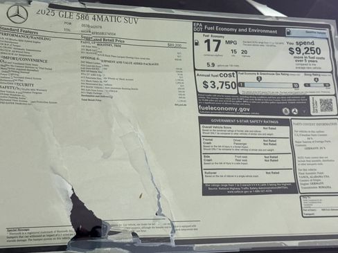 New 2025 Mercedes-Benz GLE 580 4MATIC image 30