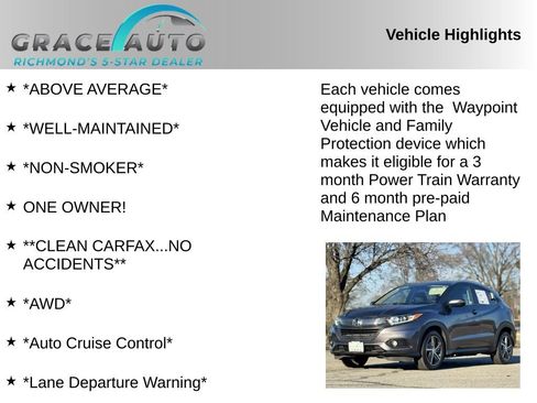 Used 2022 Honda HR-V EX image 2