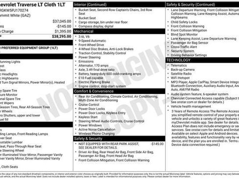 Used 2023 Chevrolet Traverse LT FWD image 33