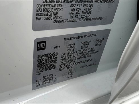 New 2025 Chevrolet Silverado 1500 W/T w/ WT Value Package image 13