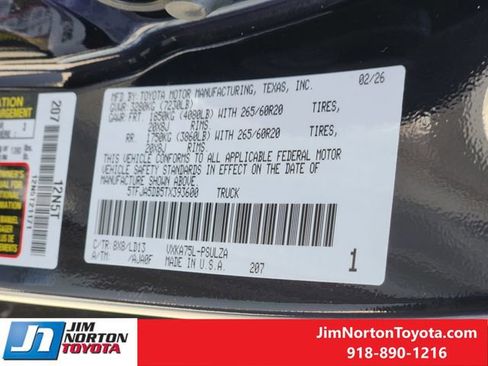 New 2026 Toyota Tundra Limited image 23