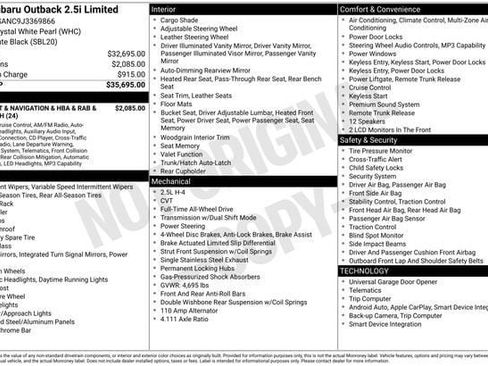 Used 2018 Subaru Outback 2.5i Limited image 7