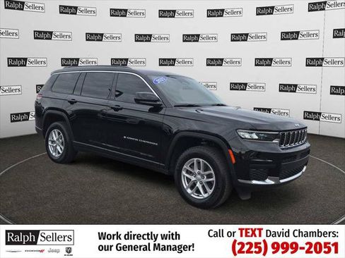 Certified 2025 Jeep Grand Cherokee L Laredo w/ Luxury Tech Group I RWD image 1
